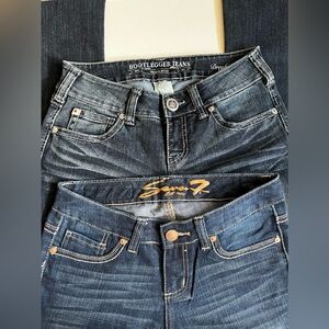 🛍️ Lot of two jeans. Size US2 and size 25.